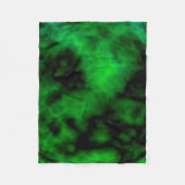 Funky Neon Green Emerald Halloween Abstract Fleece Deken (Voorkant)
