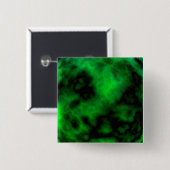 Funky Neon Green Emerald Halloween Abstract Vierkante Button 5,1 Cm (Voorkant /achterkant)
