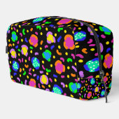 Funky Neon Leopard toilettas Toilettasje (Rechterhoek)