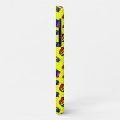 Funky Neon Rainbow Block Patroon Case-Mate iPhone Case (Achterkant/links)