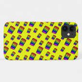 Funky Neon Rainbow Block Patroon Case-Mate iPhone Case (Achterkant (horizontaal))