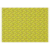 Funky Neon Rainbow Block Patroon Tafelkleed (Voorkant (Horizontaal))