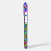 Funky Neon Rainbow Curved Lines Case-Mate iPhone Case (Achterkant / Links)