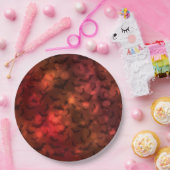 Funky Neon Spooky Bats Happy Halloween Paper Bord (Feest)