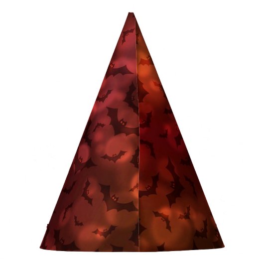 Funky Neon Spooky Bats Happy Halloween Paper Pet Feesthoedjes (Achterkant)