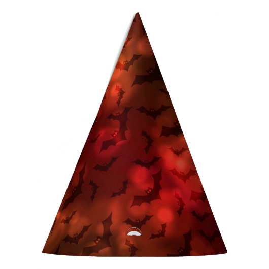 Funky Neon Spooky Bats Happy Halloween Paper Pet Feesthoedjes (Links)