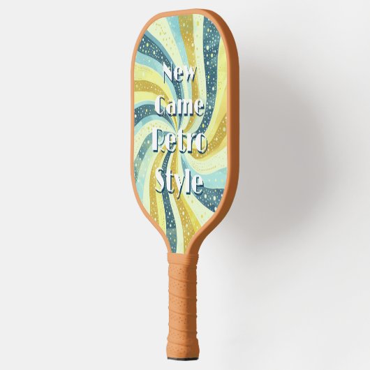 Funky nieuw spel Retro stijl grappig Pickleball Paddle (Links)