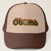 Funky Obama Trucker Hat Trucker Pet (Voorkant)