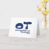 Funky Occupational Therapy Kaart (Gele Bloem)