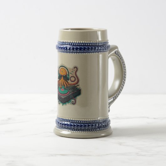 Funky Octopus DJ Bierpul (Voorkant rechts)