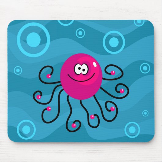 Funky Octopus Muismat (Voorkant)