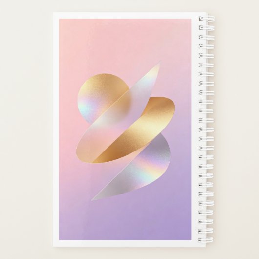 Funky ontwerp planner (Achterkant)