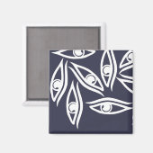 Funky Oogpatroon Product Magneet (Voorkant / Achterkant)