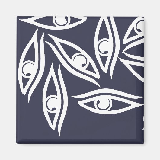 Funky Oogpatroon Product Magneet (Voorkant)