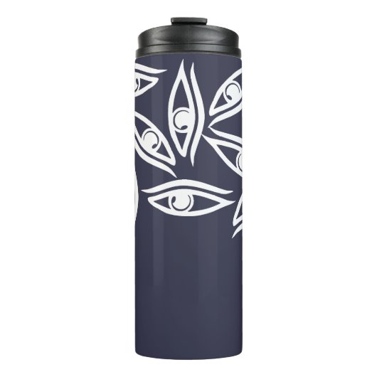 Funky Oogpatroon Product Thermosbeker (Voorkant)