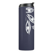 Funky Oogpatroon Product Thermosbeker (Gedraaid links)