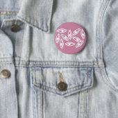 Funky oogpatroonproduct ronde button 5,7 cm (In situ)