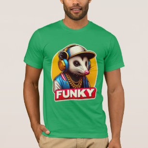 FUNKY-OPOSSUM DJ 4 T-SHIRT