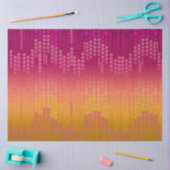 Funky Oranje Roze Stippen Ombre Tissuepapier (Craft)