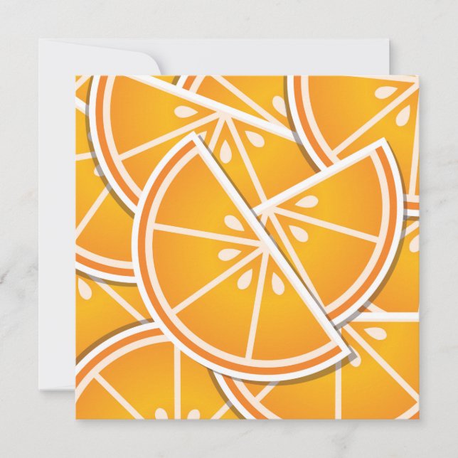 Funky oranje wig (Voorkant)