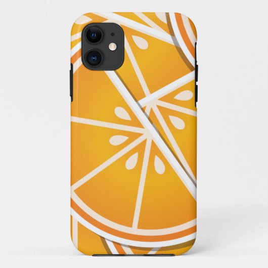 Funky oranje wig Case-Mate iPhone case (Achterkant)