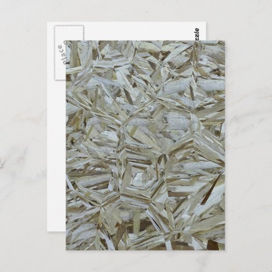 Funky OSB textuur constructie chipwood Briefkaart (Voorkant / Achterkant)