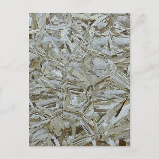 Funky OSB textuur constructie chipwood Briefkaart (Voorkant)