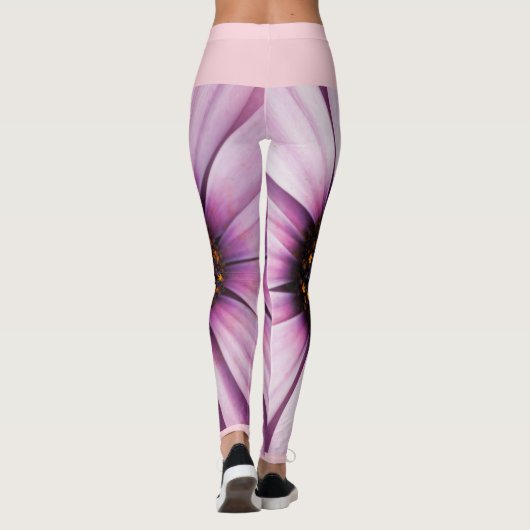Funky Osteospermum bloem Leggings (Achterkant)