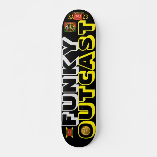 FUNKY OUTCAST JMT 7 3/4-inch skateboard Deck (Voorkant)