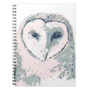 Funky Owl Portrait Notitieboek