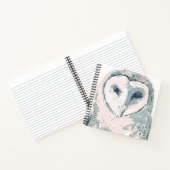 Funky Owl Portrait Notitieboek (Binnen)