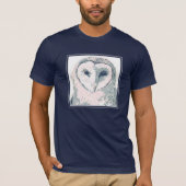 Funky Owl Portrait T-shirt (Voorkant)