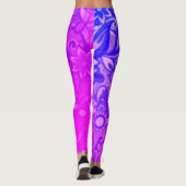 Funky Paars Pucci Leggings (Achterkant)