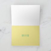 Funky Paarse Ananas Jouw tekst Wenskaart Kaart (Binnen)