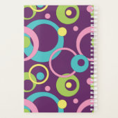 Funky Paarse Cirkels Planner (Achterkant)