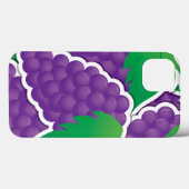 Funky paarse druiven Case-Mate iPhone case (Achterkant (horizontaal))