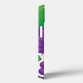 Funky paarse druiven Case-Mate iPhone case (Achterkant / Rechts)