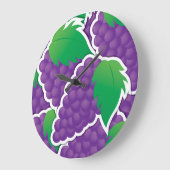 Funky paarse druiven grote klok (Hoek)