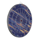 Funky Paarse kunst Dartbord (Voorkant Links)