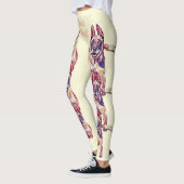 Funky Painted Belgium Malinois Leggings (Links)