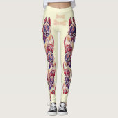 Funky Painted Belgium Malinois Leggings (Voorkant)