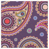 Funky Paisley Fabric Stof (Close Up)