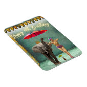 Funky  Party Girl 40th Birthday Magneet (Rechterzijde)