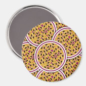 Funky passievrucht magneet (Voorkant / Achterkant)