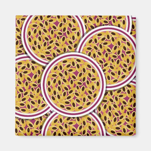 Funky passievrucht magneet (Voorkant)