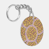 Funky passievrucht sleutelhanger (Voorkant Links)