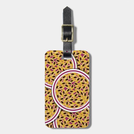 Funky Passion fruit Bagagelabel (Voorkant verticaal)
