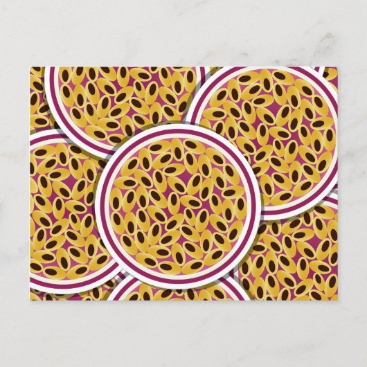 Funky Passion fruit Briefkaart (Voorkant)