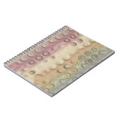 Funky Pastel Creamy Circles and Stripes Notitieboek (Linkerzijde)