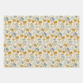 Funky Pastel Margrieten Inpakpapier Vel (Voorkant 3)
